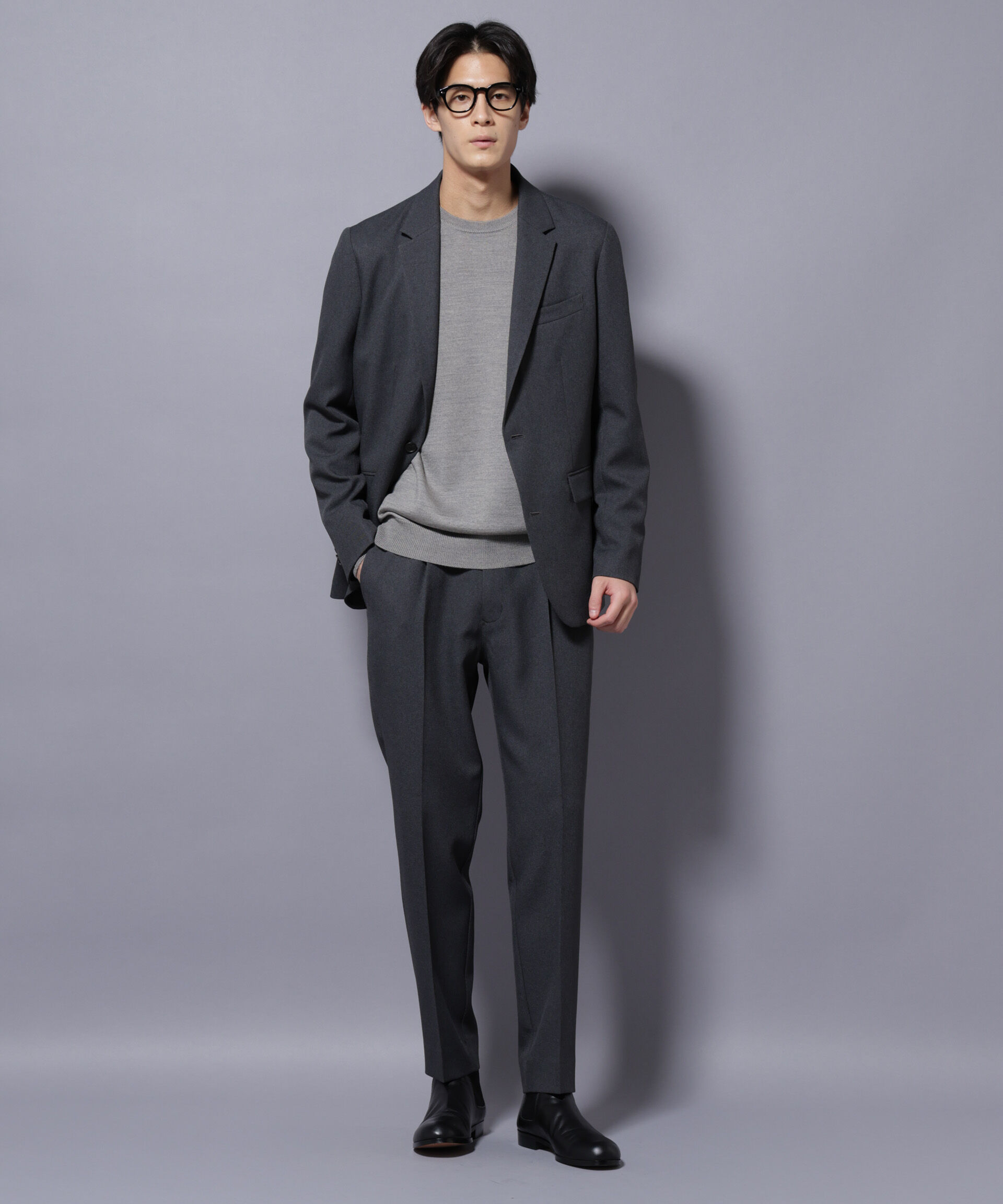 nano･universe「「Damerino」LANATEC(R) メランジツイルセットアップ」|スーツ|