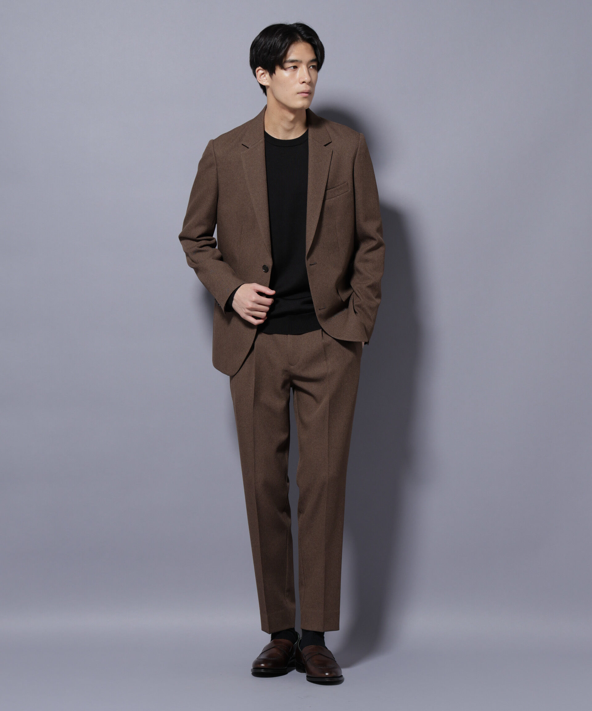 nano･universe「「Damerino」LANATEC(R) メランジツイルセットアップ」|スーツ|