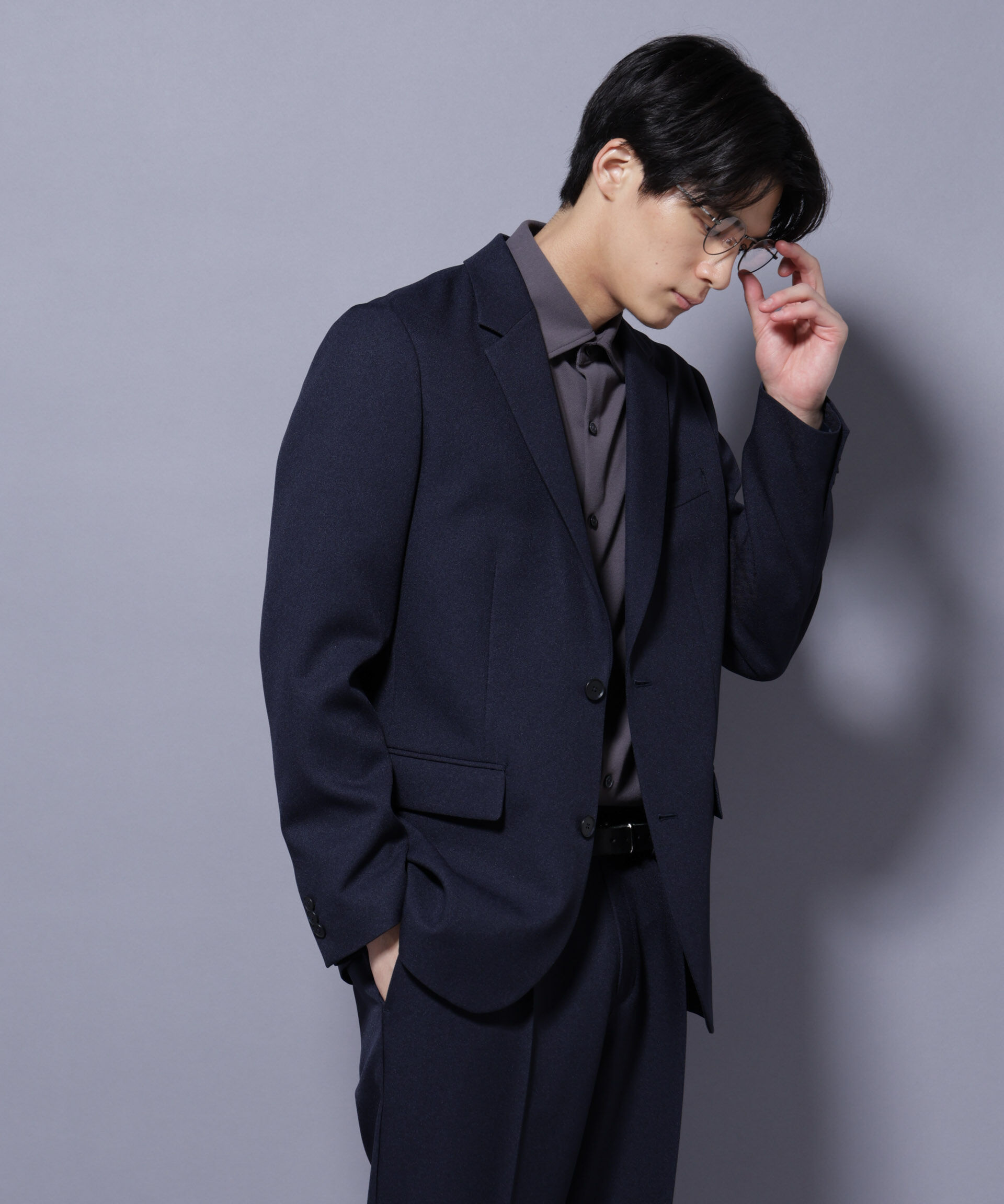 nano･universe「「Damerino」LANATEC(R) メランジツイルセットアップ」|スーツ|