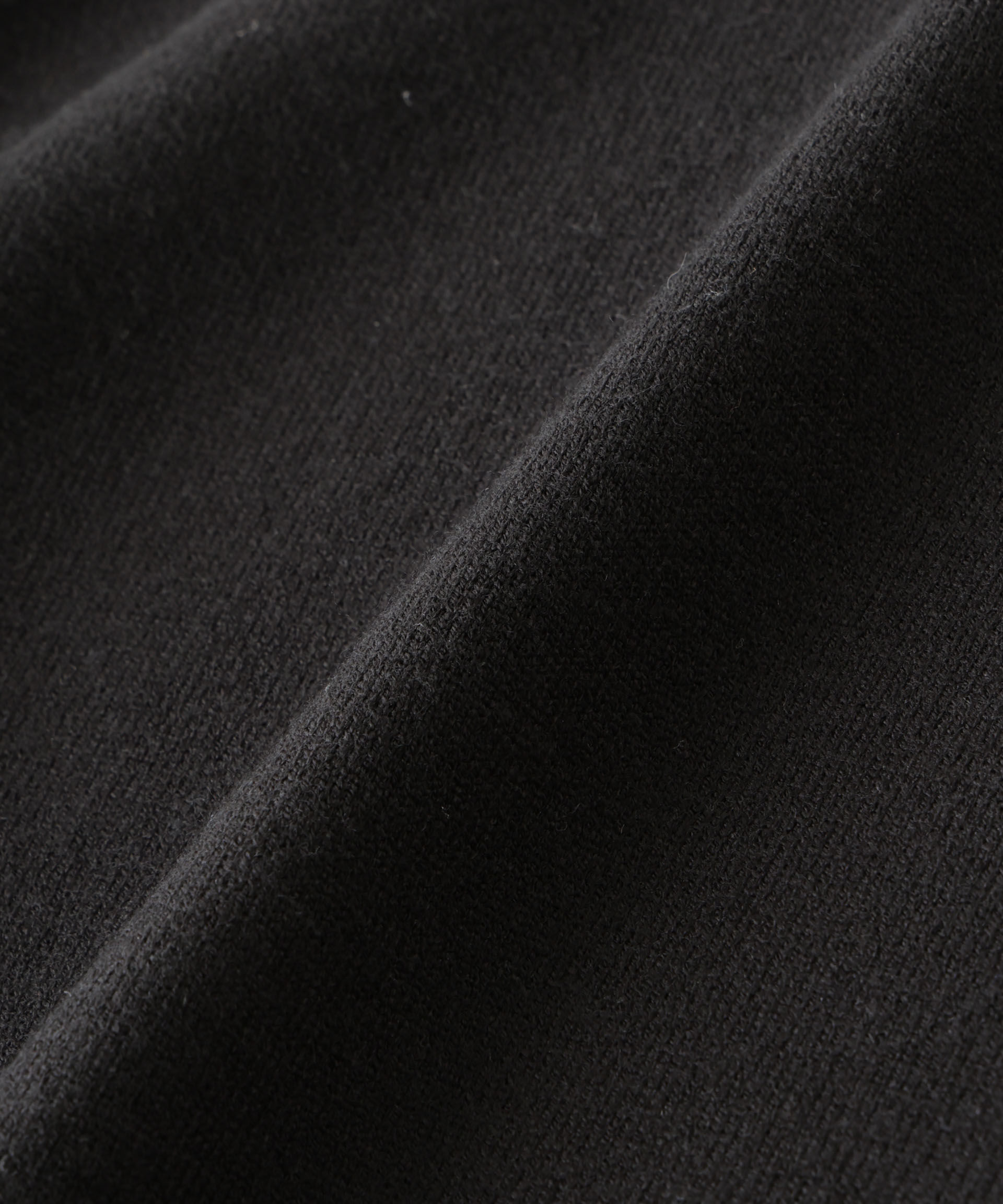 nano･universe「ダブルフェイスストレッチモックネックニット」|ニット・セーター|