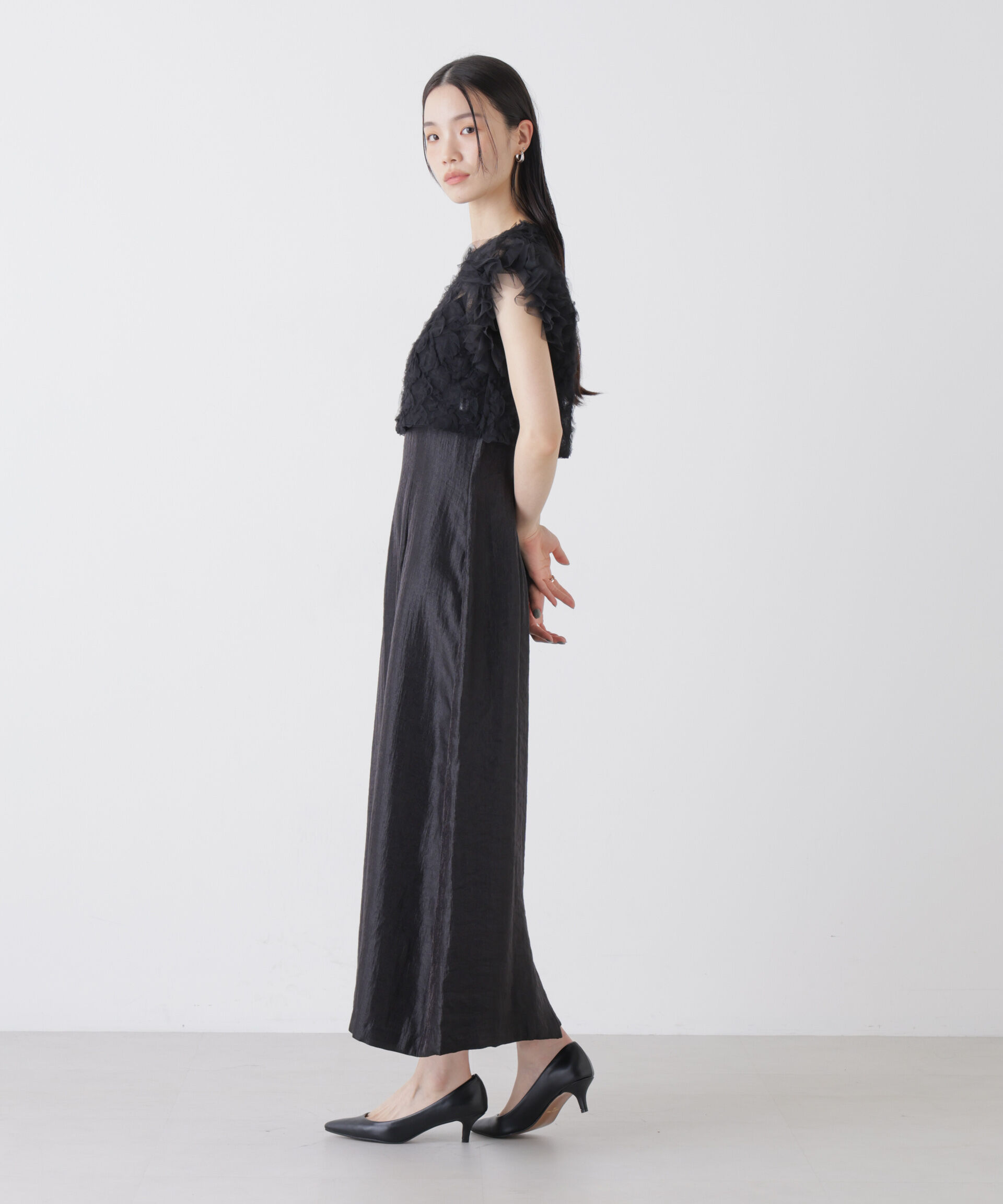 nano･universe「kaene/ボリュームブラウスセットドレス」|ワンピース|