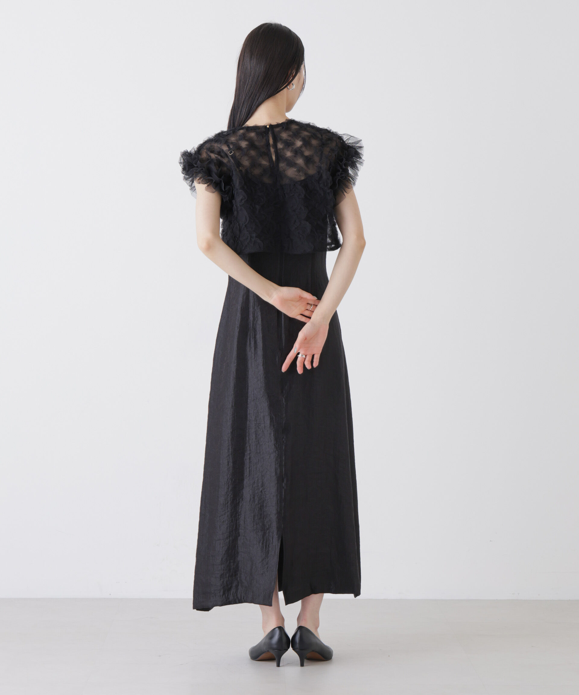 nano･universe「kaene/ボリュームブラウスセットドレス」|ワンピース|