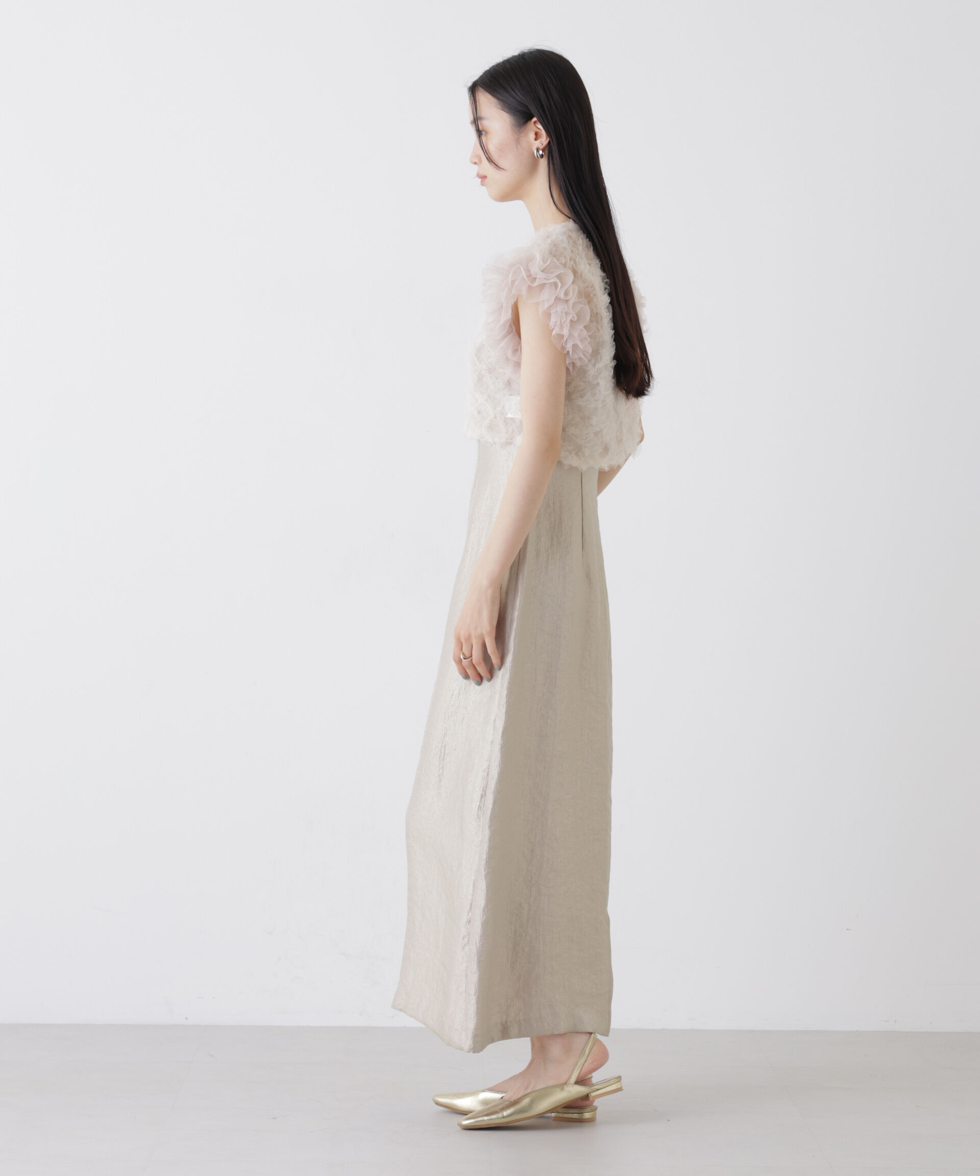 nano･universe「kaene/ボリュームブラウスセットドレス」|ワンピース|