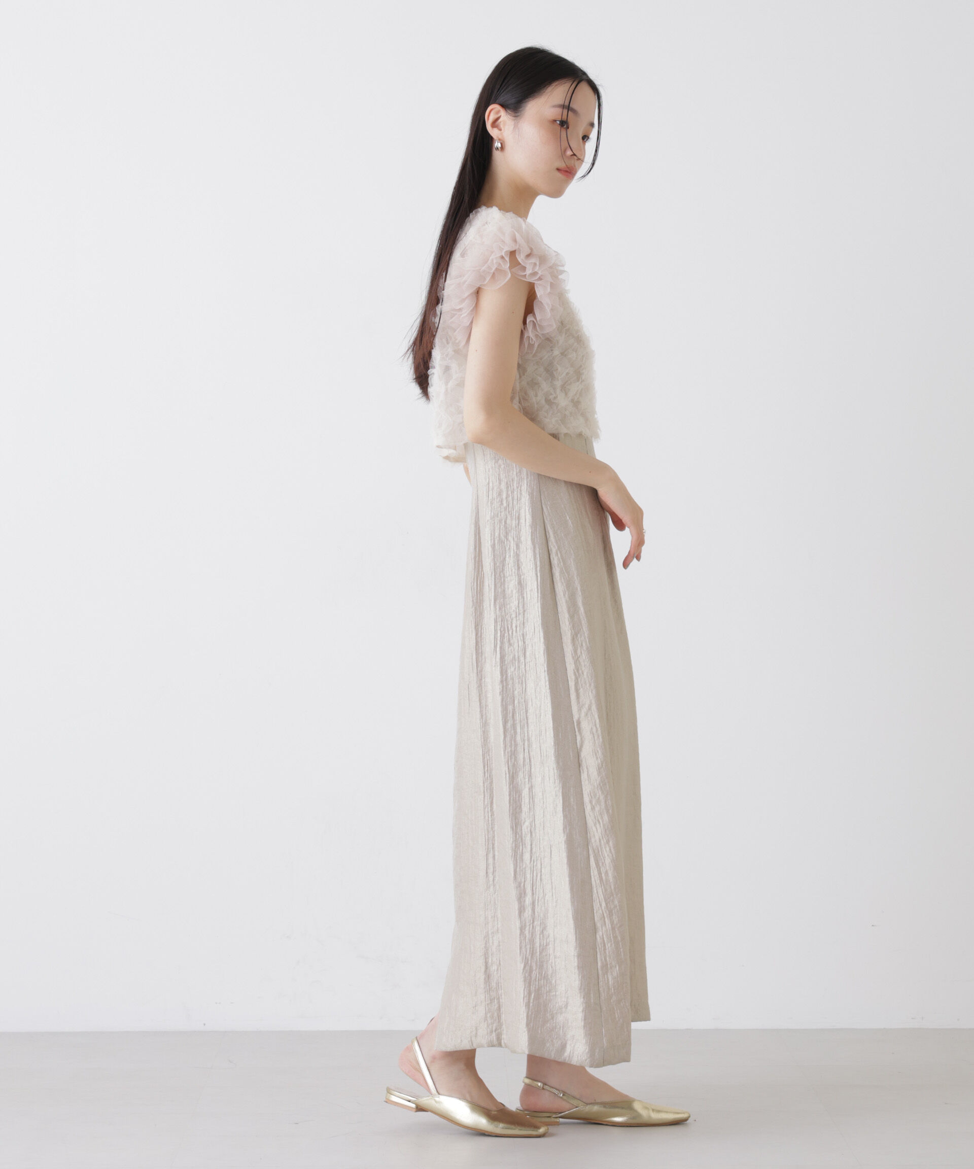 nano･universe「kaene/ボリュームブラウスセットドレス」|ワンピース|