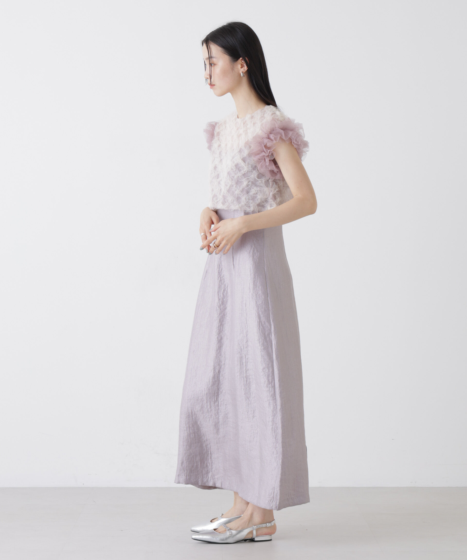 nano･universe「kaene/ボリュームブラウスセットドレス」|ワンピース|