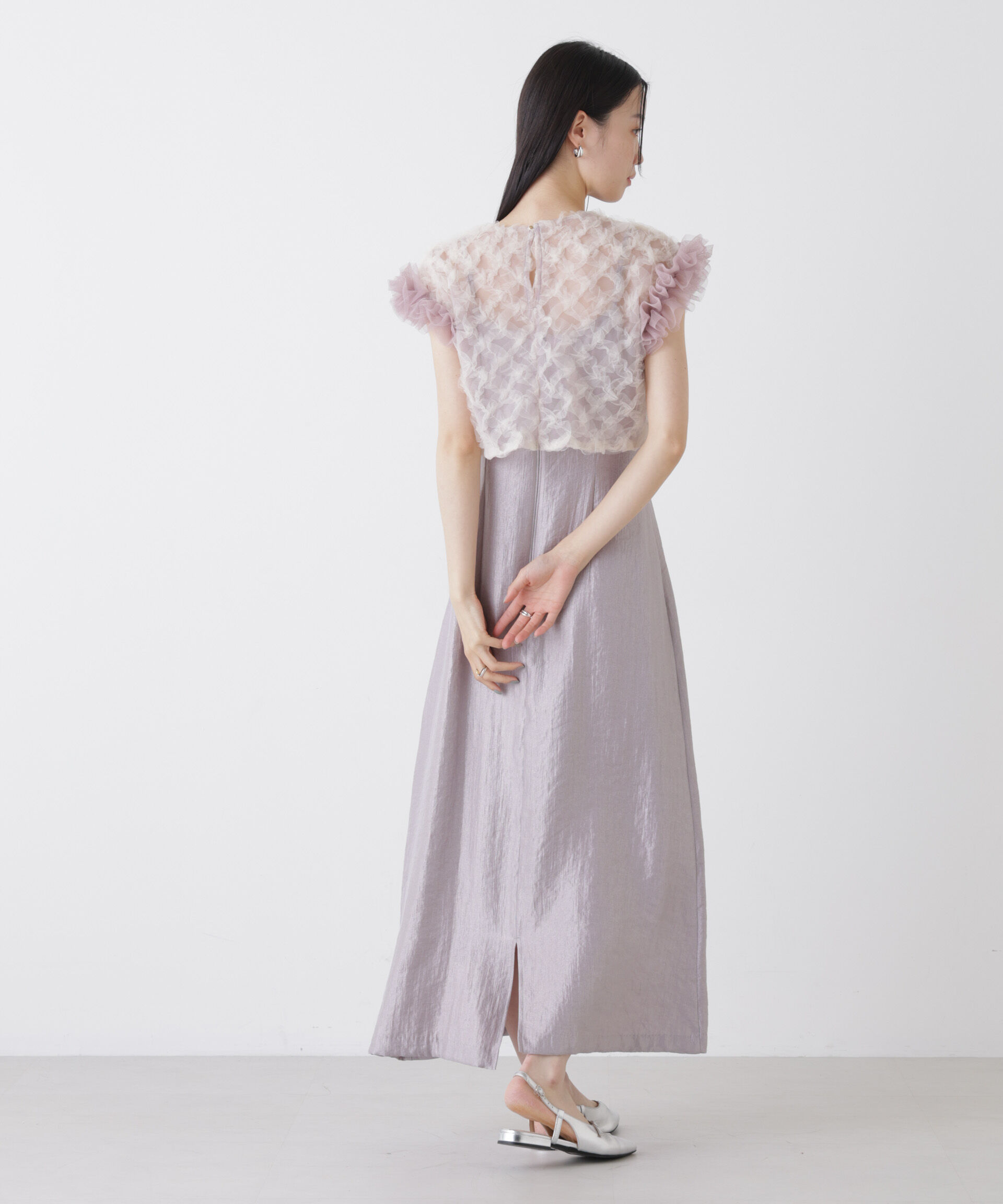 nano･universe「kaene/ボリュームブラウスセットドレス」|ワンピース|