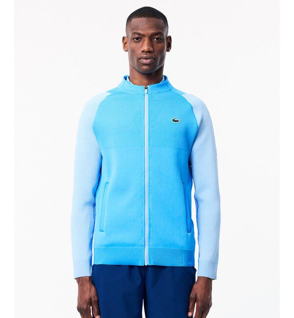 LACOSTE「『ノバク・ジョコビッチ』ウルトラドライセレモニージャケット / トラックジャケット」|スウェット・ジャージ|ライトブルー