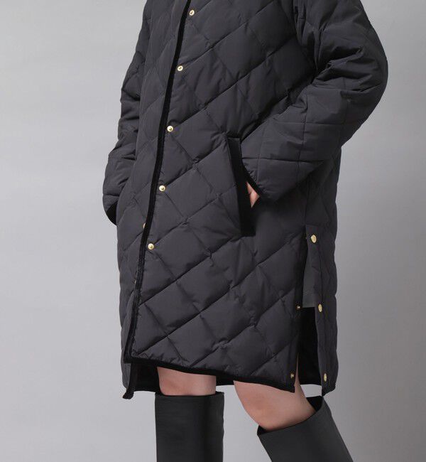 TAION×LIMONTA】別注ベロアパイピングロングダウン（NOLLEY'S