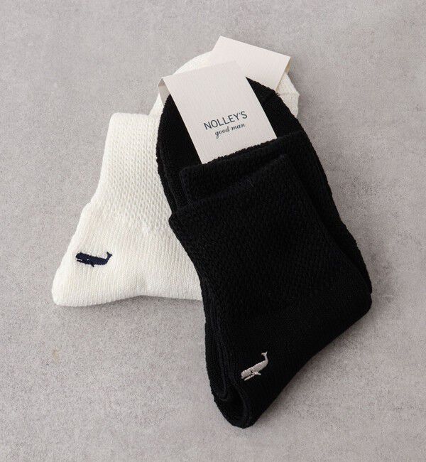 NOLLEY'S goodman「別注クジラクォーターパイルソックス」|ソックス|