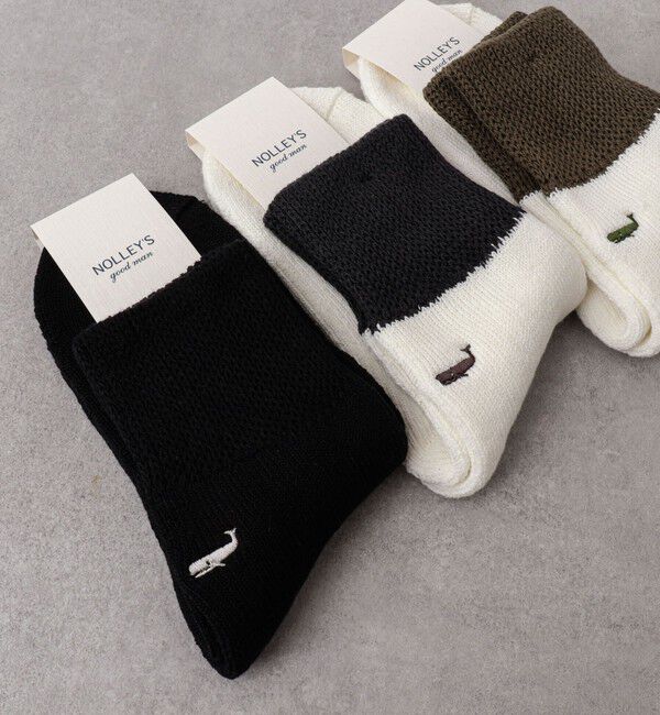 NOLLEY'S goodman「別注クジラクォーターパイルソックス」|ソックス|