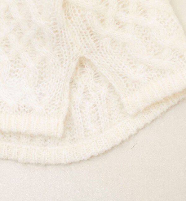 NOLLEY'S sophi「【WALANCE/ワランス】wool mohair cable balaclava」|ニット・セーター|