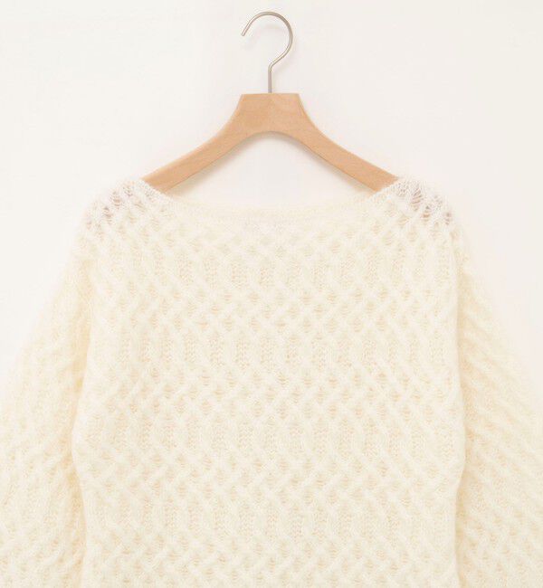 NOLLEY'S sophi「【WALANCE/ワランス】wool mohair cable boatneck top」|ニット・セーター|