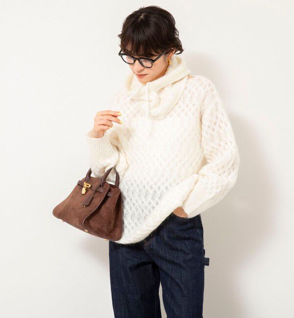NOLLEY'S sophi「【WALANCE/ワランス】wool mohair cable boatneck top」|ニット・セーター|