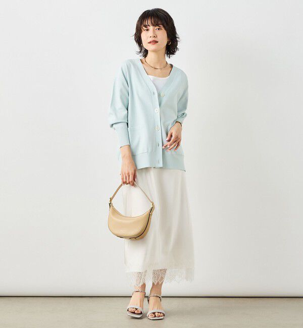 NOLLEY'S sophi「《手洗い可能》マルチファンクションVネックカーディガン」|カーディガン|