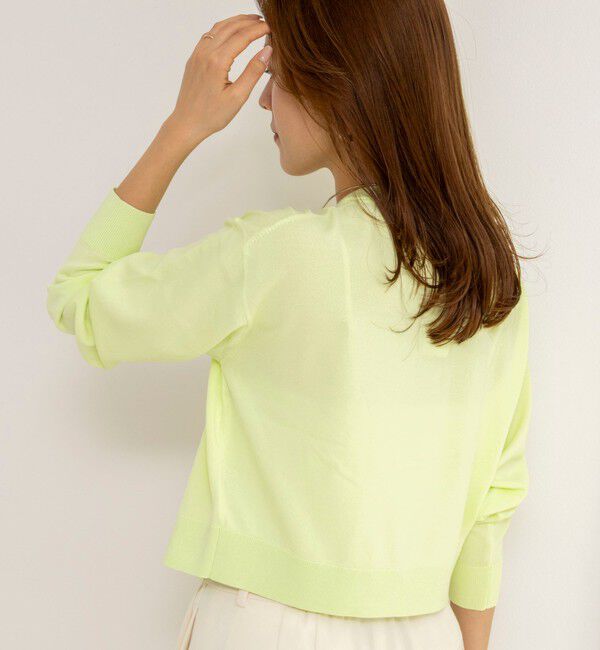 NOLLEY'S「《手洗い可能》ランダムビジューカーディガン」|カーディガン|