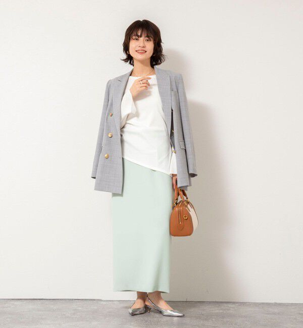 NOLLEY'S sophi「ウォッシャブルベアテレコスリットロンＴ」|Tシャツ・カットソー|