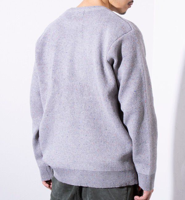 GLOSTER「【GLOSTER/グロスター】カラーネップ プルオーバー クルーネックニット」|ニット・セーター|