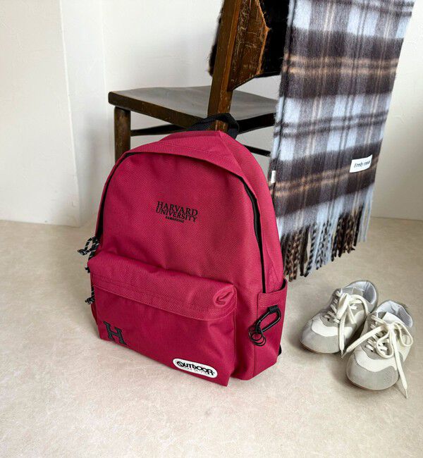 fredy emue「【OUTDOOR PRODUCTS /アウトドアプロダクツ】College刺繍リュックサック」|リュック|ボルドー