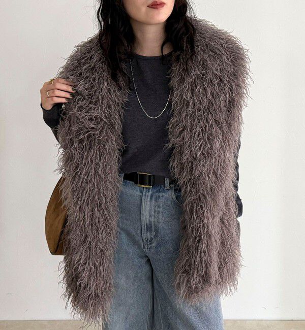 fredy emue「【LANCER CLOTHING CORPORATION】LONG FUR VEST」|ベスト・ジレ|
