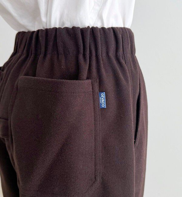 fredy emue「【GEVACO/ゲバコ】ウールライクイージーパンツ」|チノ|