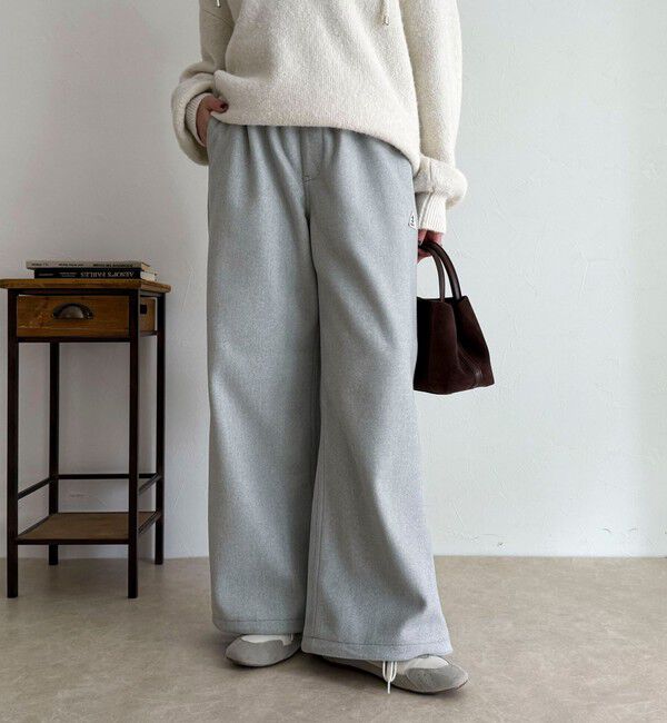 fredy emue「【GEVACO/ゲバコ】ウールライクイージーパンツ」|チノ|