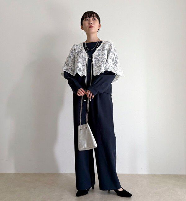 fredy emue「【セットアップ対応】パウダリーツイルコクーンブラウス」|シャツ・ブラウス|