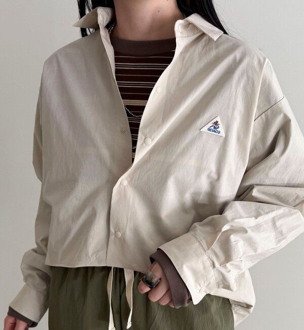 fredy emue「【GEVACO/ゲバコ】別注ドットボタンシャツ」|シャツ・ブラウス|ベージュ