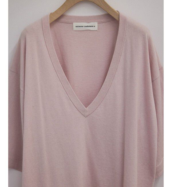 SALON adam et rope'「【J'aDoRe限定】【extreme cashmere（エクストリーム・カシミア）】deep V-neck T」|ニット・セーター|