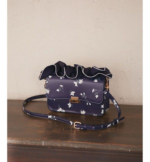 VIS「【DILIGENCE PARLOUR】VIS別注モデルフリルハンドル付き2WAYバッグ」|ハンドバッグ|