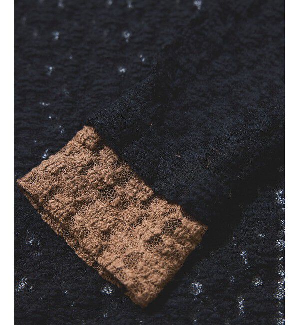 VIS「【WEB/一部店舗限定】レース配色プルオーバー」|Tシャツ・カットソー|