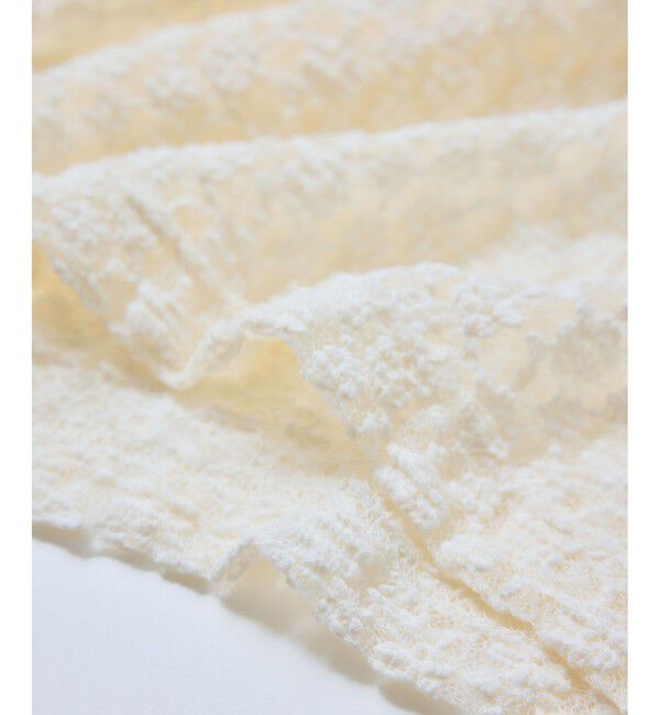 VIS「【WEB/一部店舗限定】レース配色プルオーバー」|Tシャツ・カットソー|