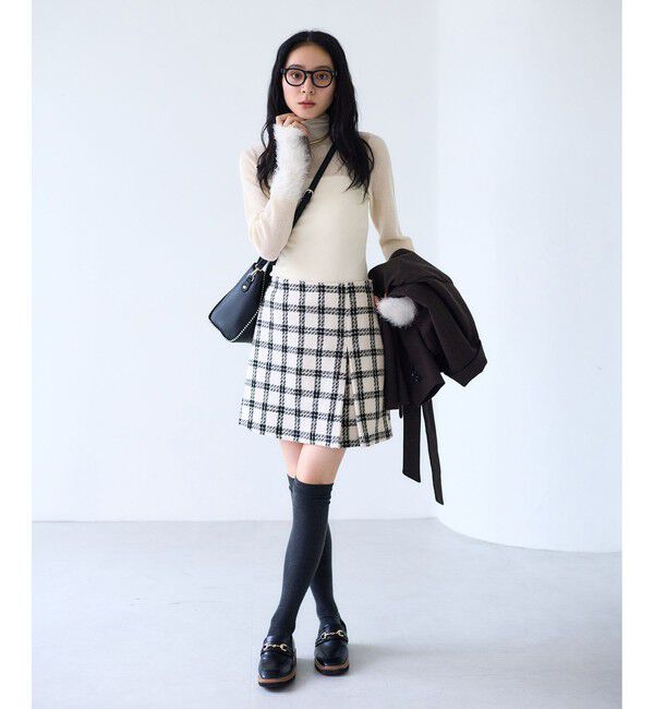 VIS「ロービングチェックミニスカート」|スカート|