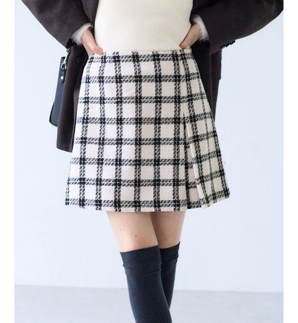 VIS「ロービングチェックミニスカート」|スカート|