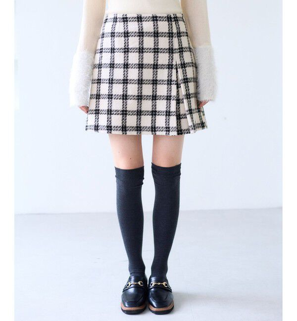 VIS「ロービングチェックミニスカート」|スカート|