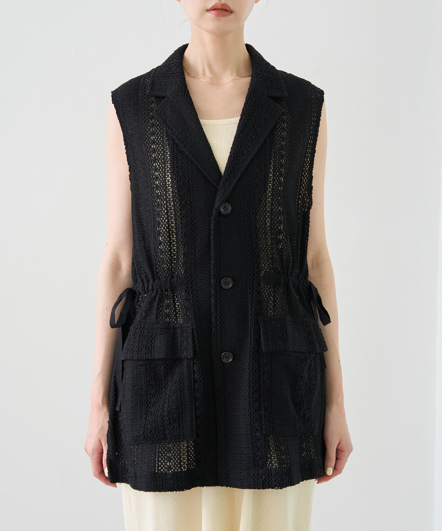 Rope&rsquo;Picnic「レースミリタリージレ」|ベスト・ジレ|