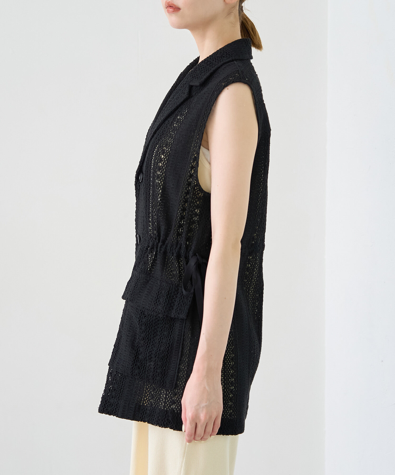 Rope&rsquo;Picnic「レースミリタリージレ」|ベスト・ジレ|