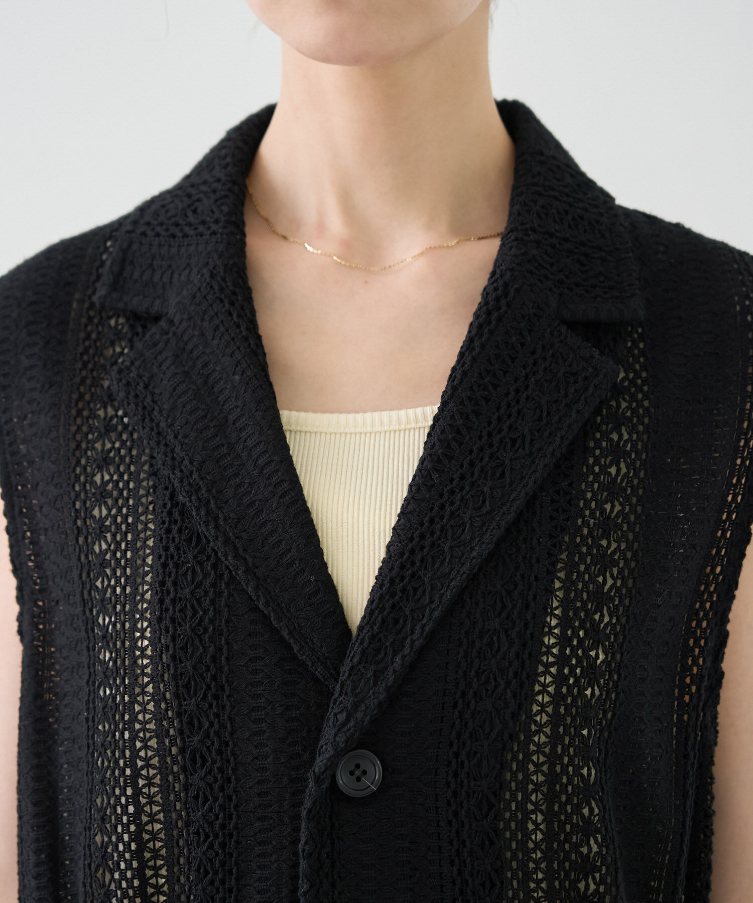 Rope&rsquo;Picnic「レースミリタリージレ」|ベスト・ジレ|