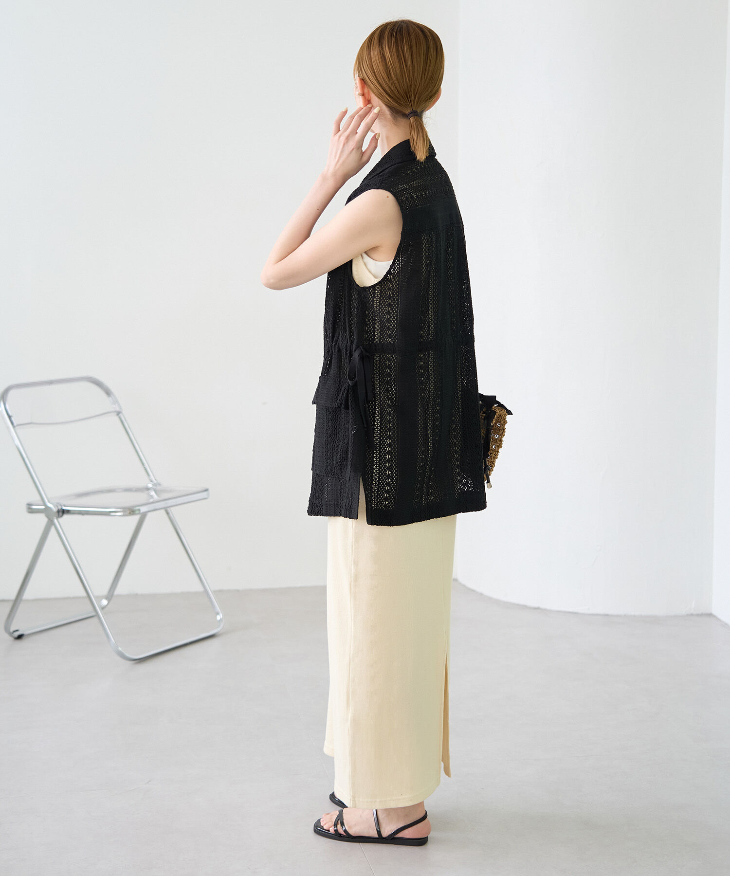 Rope&rsquo;Picnic「レースミリタリージレ」|ベスト・ジレ|