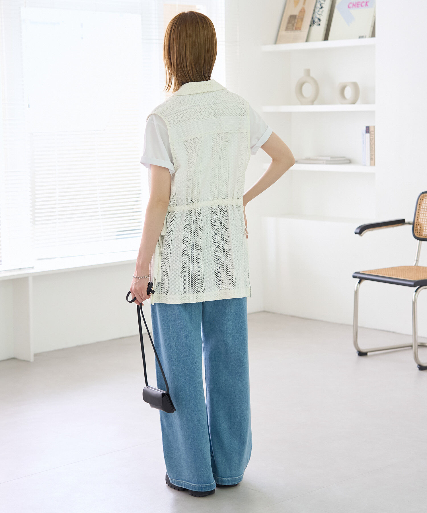 Rope&rsquo;Picnic「レースミリタリージレ」|ベスト・ジレ|