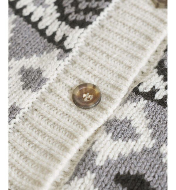 Rope&rsquo;Picnic「求心柄ボリュームスリーブカーディガン/イージーケア」|カーディガン|