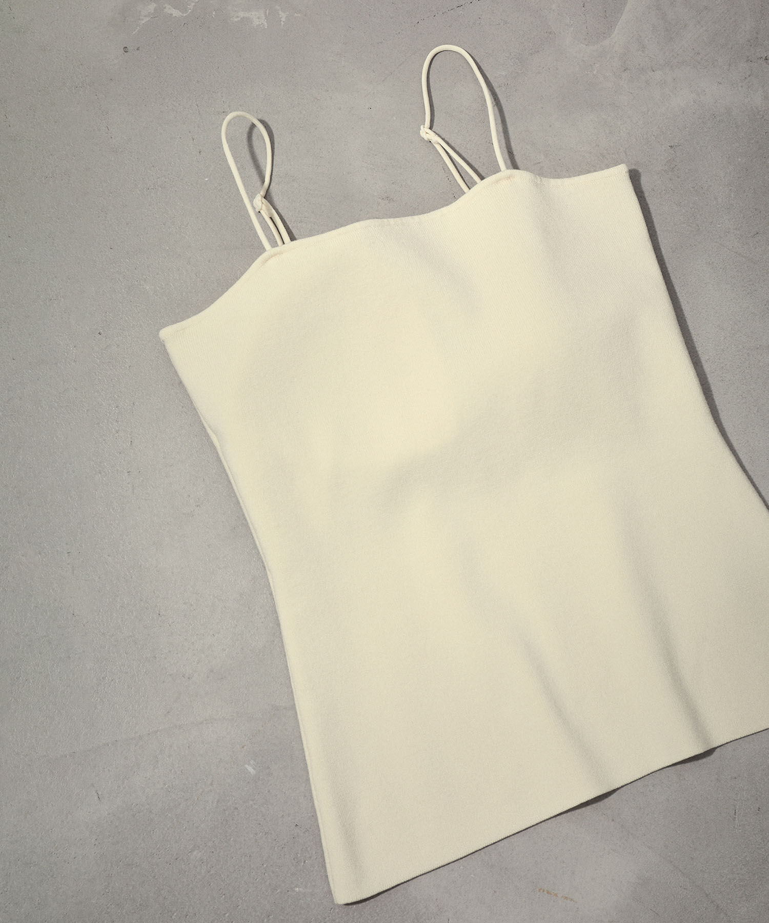 ADAM ET ROPE'「【サステナブル】ニットバージョンベアキャミ」|キャミソール|キナリ(16)