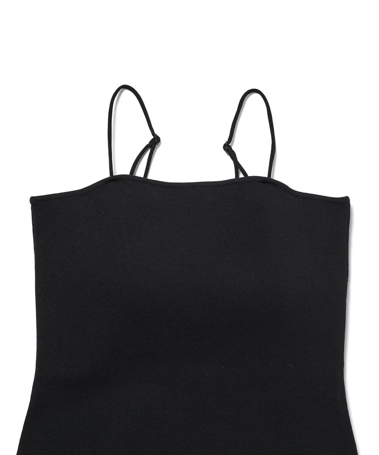 ADAM ET ROPE'「【サステナブル】ニットバージョンベアキャミ」|キャミソール|