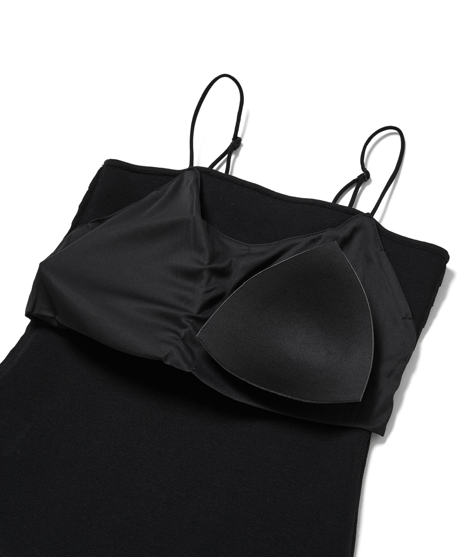 ADAM ET ROPE'「【サステナブル】ニットバージョンベアキャミ」|キャミソール|