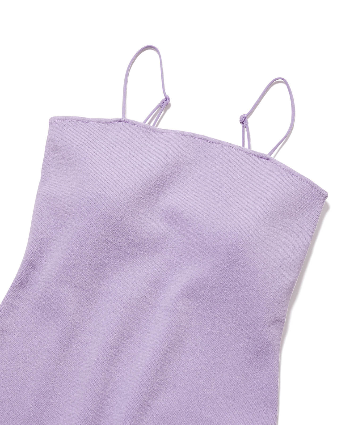 ADAM ET ROPE'「【サステナブル】ニットバージョンベアキャミ」|キャミソール|