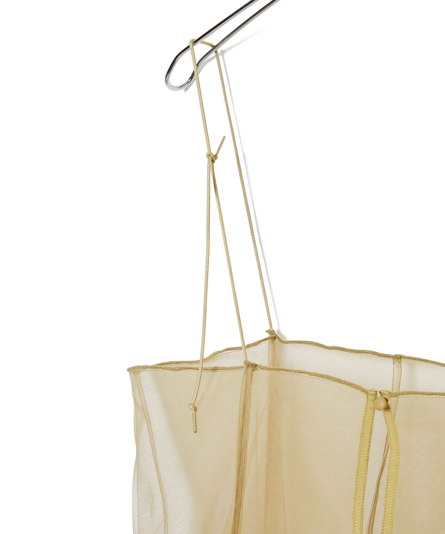 ADAM ET ROPE'「【逸品】ドロストリングチュールドレス」|ワンピース|