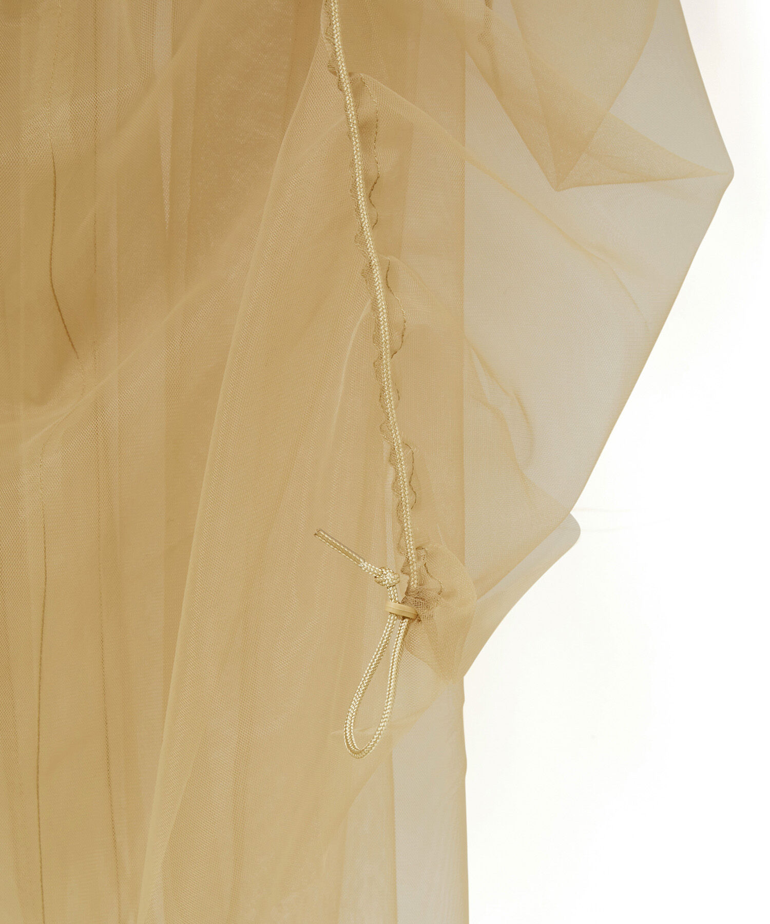 ADAM ET ROPE'「【逸品】ドロストリングチュールドレス」|ワンピース|