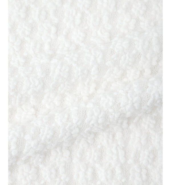 ADAM ET ROPE'「【WEB限定】レースジャージーカーディガン」|カーディガン|