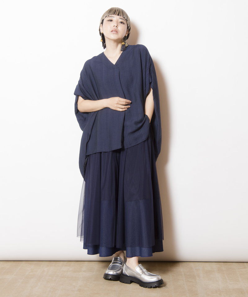  「バックギャザーブラウス」|シャツ・ブラウス|