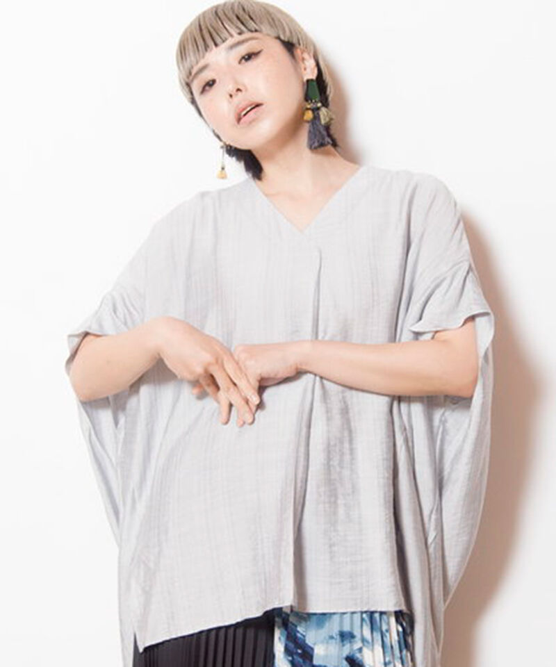  「バックギャザーブラウス」|シャツ・ブラウス|L .GRAY