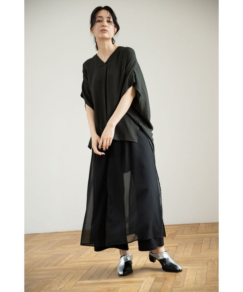  「バックギャザーブラウス」|シャツ・ブラウス|